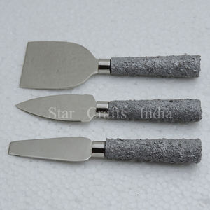 Juego de cuchillos de queso de lujo de 3 uds. Juegos de cortadores de mantequilla de queso juegos de cuchillos de queso para regalos herramienta de cocina cuchillo de bolsillo - Product Image 2