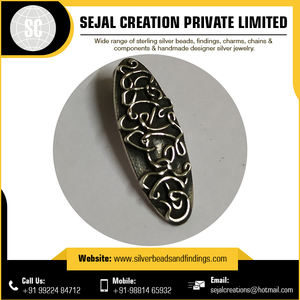 925 เงินสเตอร์ลิงค้นหาขอบชนเผ่าจี้คอ Charm 18K จี้ทองเครื่องประดับ DIY ทําอินเทรนด์น้ําแข็งของขวัญที่สมบูรณ์แบบ - Product Image 3