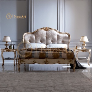 Ensemble de meubles de chambre à coucher de Style français, Design élégant fait en bois massif - Product Image 2