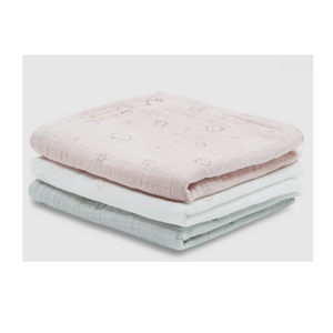 Couvertures à langer en mousseline pour bébé, couverture à langer pour nouveau-né - Product Image 1