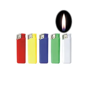 Lighter For ISO Plastic Cigar Feuerzeug Guarantee Electronic Lighter Refillable Gas Torch Candle Honest Art Lighter Supplier