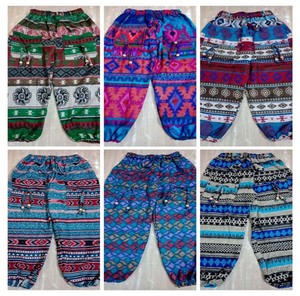 Diseñador indio para Ali Baba Wollen Baggy Harem pantalones Boho Hippie Gypsy Yoga pinturas pantalón mono Afganani GM-340 Hip Hop - Product Image 2