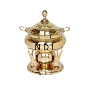 Casseroles de finition polies brillantes serveur chauffe-plats mariage ou fiançailles fête traiteur servant chauffe-plats - Product Image 1