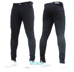 Wholesale Fashion Slim Casual Denim Men's Skinny Plus Size Pant Jeans