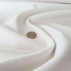 100% cotton lanh vải lanh tùy chỉnh đồng bằng sọc vải nhà dệt Túi rèm cửa Đệm gối giường bền vững - Product Image 6