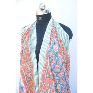 Paréo en pur coton pour femmes, vêtement de plage, création Designer, imprimé Floral, rouge, Lingerie, taille libre, paréo - Product Image 3