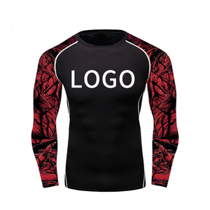 Venta al por mayor de manga larga de sublimación Rash Guard impreso camisa deportiva - Product Image 6