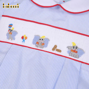 Combinaisons de luxe pour bébés garçons à motifs géométriques élégants, vêtements de détente, fermeture à boutons, broderie artisanale personnalisée OEM/ODM - BB2865 - Product Image 5