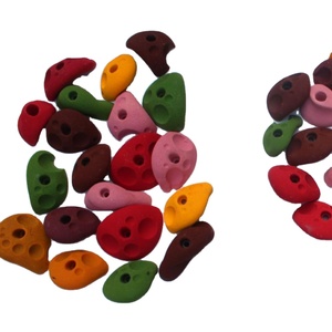 Tùy chỉnh nhiều màu nhựa sợi thủy tinh Leo Tường Bảng điều khiển sáng bóng đá leo núi tính năng cho trong nhà/ngoài trời Vườn Nhà - Product Image 3