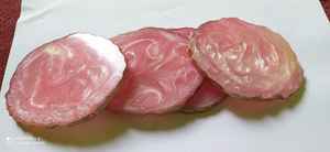 Classic Style Red Floral DIY Epoxy Resin <b>round</b> Coaster Heat-Resistant <b>Table</b> <b>Mat</b> & Pad for Home Kitchen Use - Product Image 4