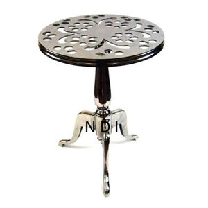 Finition nickelée Table centrale Table de service à café en métal en aluminium pour la décoration de la maison et l'utilisation de la décoration de la salle à manger - Product Image 1