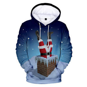 <b>Mens</b> Womens Christmas Long Sleeve Pullover Hooded Hoodie <b>Jumper</b> Blouse <b>Xmas</b> Tops - Product Image 4