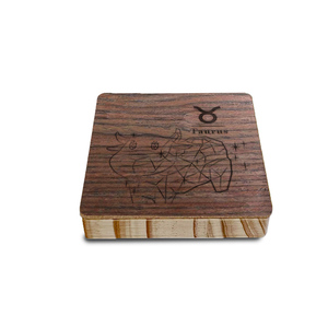 Walnut Wood Stainless Steel 2-in-1 Versatile Phone Holder Stand Bottle Opener Taurus Zodiac - Product Image 3
