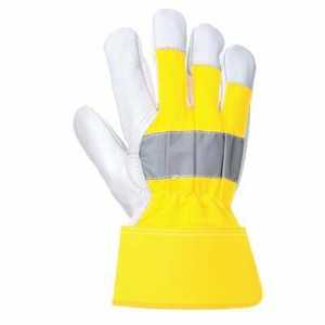 Gants de travail en cuir très résistants pour hommes Gants de sécurité industrielle canadiens anti-coupure anti-impact Builder Cut Resistance - Product Image 4