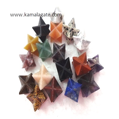 Оптовая продажа, драгоценный камень Merkaba Star, смешанный камень для исцеления кристаллов и изделия из полудрагоценного камня Reiki, доступный для продажи