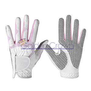 ถุงมือกอล์ฟผู้หญิงแบบพรีเมี่ยมผ้าไมโครไฟเบอร์ยืดหยุ่นระบายอากาศได้ดีทำจากหนังสำหรับกีฬากลางแจ้งปั่นจักรยาน - Product Image 3