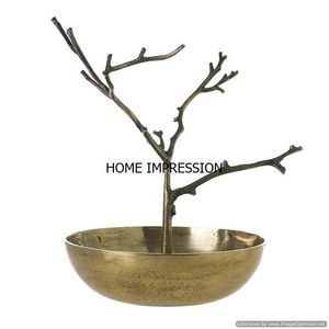 Fancy Brass Material de aluminio antiguo Frutero grande Cuenco alto de pie Soporte de esquina de pared Cuenco para decoración de flores y jarrones - Product Image 5