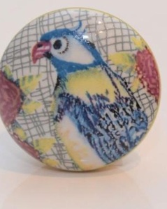 Poignées de tiroir de porte d'armoire en céramique multicolores, boutons modernes en laiton et zinc de 60g, pour commode de cuisine et entrepôt - Product Image 6