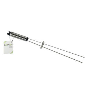 Juego de pinchos de Metal SS430 para barbacoa, alta calidad, con mango de acero inoxidable, 2 uds. - Product Image 3