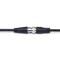 Cable coaxial de seguridad para cámaras CCTV SDI con conector de alimentación de video MALE-MALE BNC, con revestimiento de PVC y blindaje trenzado