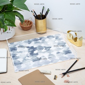 Classic Design Acrylic Serving <b>Tray</b> Rectangular Shape Customized Size Sweets <b>Snacks</b> <b>Tray</b> For Hot Selling - Product Image 4