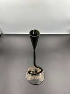 Vintage Iron Candle Holder with <b>Coiled</b> Base Perfect for Home Restaurant and Festive Tableware Decor and Lighting Use - Product Image 4