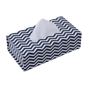 Vaisselle de style moderne Boîte à serviettes de décoration Boîte à mouchoirs rectangulaire de vente à chaud Mallette de rangement pour serviettes de table avec finition en incrustation d'os - Product Image 3