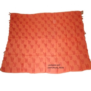 Sarongs paréo imprimés camel viscose de couleurs unies pour maillots de bain, fournisseur en gros d'Inde - Product Image 1