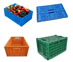 Large HDPE Plastic Vegetable Milk EggFood Crates Plastic Crate for Sale