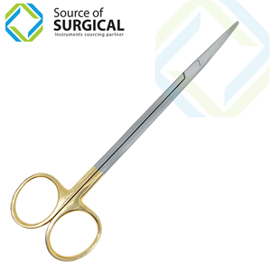 Tijeras Quirúrgicas para Amígdalas Source Surgical con Punta TC de Alto Contenido de Carbono, Instrumentos Quirúrgicos Manuales de Acero Inoxidable de 175 mm, Certificación CE, para Clínica - Product Image 3
