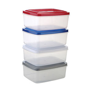 Caja de almacenamiento de almuerzo segura para microondas Rectangular de alta calidad de 275ml, nueva inyección de plástico transparente PC PP multifuncional para uso alimentario - Product Image 3