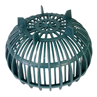 Pot rond noir Folin pour orchidées, pots en plastique PP 300x165 pour jardin, maison, pépinière GL-B30, vase à fleurs de style zen asiatique suspendu