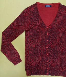 เสื้อผ้าแบรนด์หรู ป้ายแบรนด์ดัง เสื้อคลุมคาร์ดิแกนแขนยาว คอวี สไตล์ลำลอง ติดกระดุม สำหรับผู้หญิง สินค้าสต็อกจากบังกลาเทศ - Product Image 2