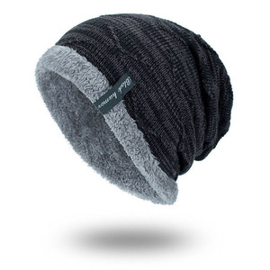 Winter <b>Hat</b> <b>Men</b> <b>Beanie</b> for <b>Men</b> Cap Fluffy Thick Kalpak / High Quality Custom Winter Cap / Custom logo Winter <b>Hat</b> - Product Image 1