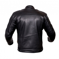 Jaket Kulit Sapi Motor Pria Balap Cafe Racer Bernapas Tahan Angin Anti Api Anti-UV Logo Kustom 2025 Fashion