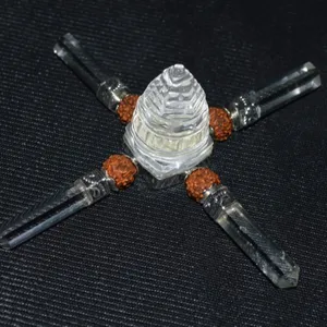 Cristal de Shree-Yantra generador con Rudraksha - Product Image 1