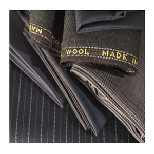 Best Material 100% Polyester Wool Suiting Fabric OEM Customized Wool Suiting Fabric Manufacturer From India