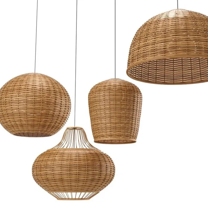 Lampe en bambou écologique et luxueuse, nouvelle collection, vente en gros,