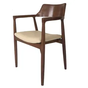 단단한 재 나무 팔 의자 수출 베트남 가구 도매 저렴한 식당 의자 홈 가구 디자인 나무