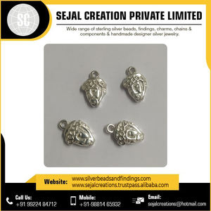 Mejor precio personalizado 925 plata esterlina boda joyería Vintage lindo encantos letra número patrones bisel ajuste para - Product Image 4