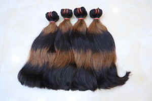 Cheveux bruts vietnamiens de qualité supérieure cheveux humains vietnamiens vierges 2 tons couleur pour femmes noires - Product Image 6