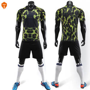 21-22 new version blue Soccer Wear Soccer Uniforms for Team Quick Dry top class Thai quality jersey football training wear - Product Image 4