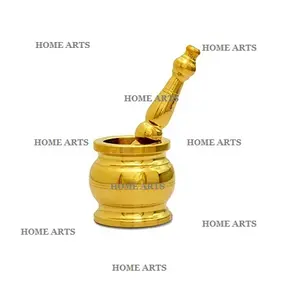 Thiết Kế Độc Đáo Vữa Và Pestle Thiết Lập Rắn Brass Kim Loại Nhà Đồ Dùng Nhà Bếp Gia Vị Hạt Tiêu Máy Nghiền Các Loại Thảo Mộc Máy Xay