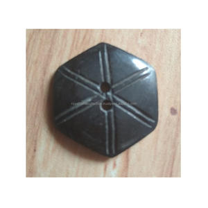 Botón de abrigo de colección de botones negros de madera de calidad exclusiva para hombres abrigo y ropa botón decorativo - Product Image 1