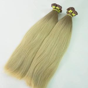 Wholesale 100% Virgin I Tip Human Hair Extensions Keratin Stick I Tip Cuticle Aligned I Tip Hair Extension - Product Image 1
