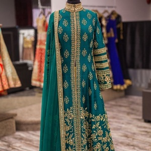 Nuovo Abito Lungo Elegante e Trendy con Applicazioni <span class=keywords><strong>per</strong></span> Feste, Matrimoni e Cerimonie Etniche - Product Image 3