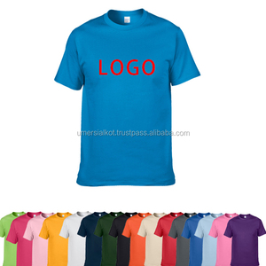 Camiseta lisa en blanco para hombre, camiseta de alta calidad, venta al por mayor - Product Image 1