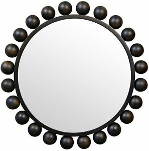 Miroir acrylique avec cadre en fer forgé, miroir en fer - Product Image 2
