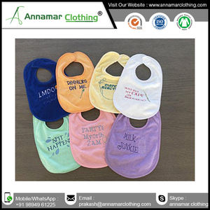 Bibs ทารกที่กำหนดเองตัวเลือกที่มีอยู่ราคาขายส่งผ้าฝ้ายเด็กผ้าพันคอ Bibs - Product Image 2