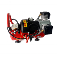Compresseur d'air professionnel à double Piston, Machine robuste et puissante sans huile, avec réservoir de 25 litres, 36 V 48V DC, résiste aux intempéries